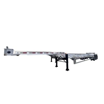 53ft Gooseneck 스켈레톤 트럭 프레임 반 트레일러 컨테이너 운송 체시 우수한 기능과 내구성 FUWA 축