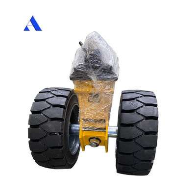 타레 무게 26kg 중량 휴대용 ISO 운송 컨테이너 동적 부하 및 잠금 가능한 회전 캔스터를위한 바퀴