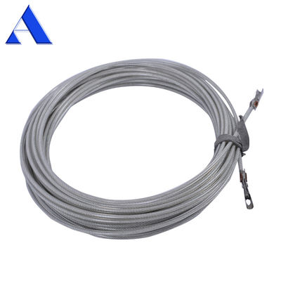 10ft 20ft 40ft 오픈 톱 컨테이너 TIR 케이블 21m PVC 스틸 와이어와 평면 스타일로 코팅