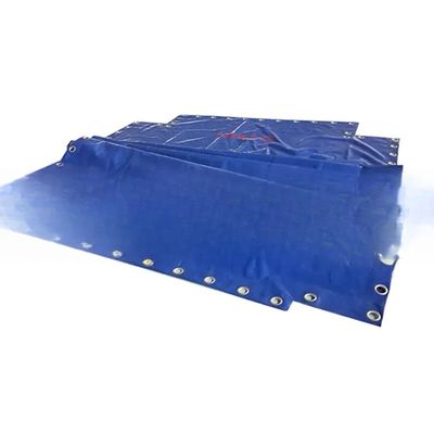1000D * 1000D 가닥 수 평형 스타일 사용자 정의 크기 650gsm 900gsm 8m 10m에 웅덩이 PVC 덮인 가판 트럭 및 트레일러