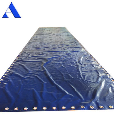 1000D * 1000D 가닥 수 평형 스타일 사용자 정의 크기 650gsm 900gsm 8m 10m에 웅덩이 PVC 덮인 가판 트럭 및 트레일러