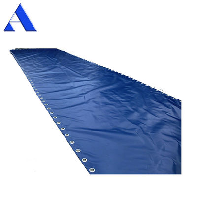 1000D * 1000D 가닥 수 평형 스타일 사용자 정의 크기 650gsm 900gsm 8m 10m에 웅덩이 PVC 덮인 가판 트럭 및 트레일러