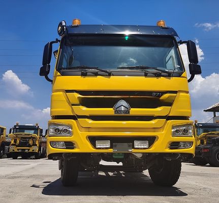 450HP 600L 연료 탱크 왼쪽 유로 2 반 트레일러 6X4 무거운 트럭 트랙터 헤드 디젤 연료 자동 수동 변속기