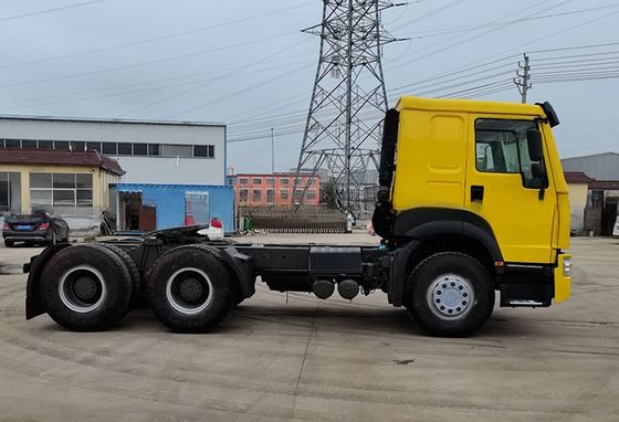 450HP 600L 연료 탱크 왼쪽 유로 2 반 트레일러 6X4 무거운 트럭 트랙터 헤드 디젤 연료 자동 수동 변속기