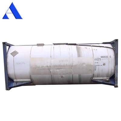 인증 CSC T11 ISO 탱크 컨테이너 21000L ~ 26000L 철강 및 코튼 철강으로 만든 화학 저장 용품