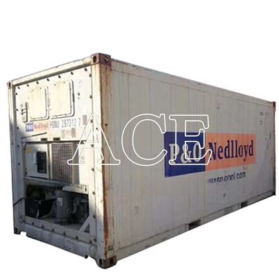 두바이에서 20ft 중고 냉장고 마이너스 18도 리퍼 컨테이너 문 열 2290 x 2246 MM 연령 2004-2008