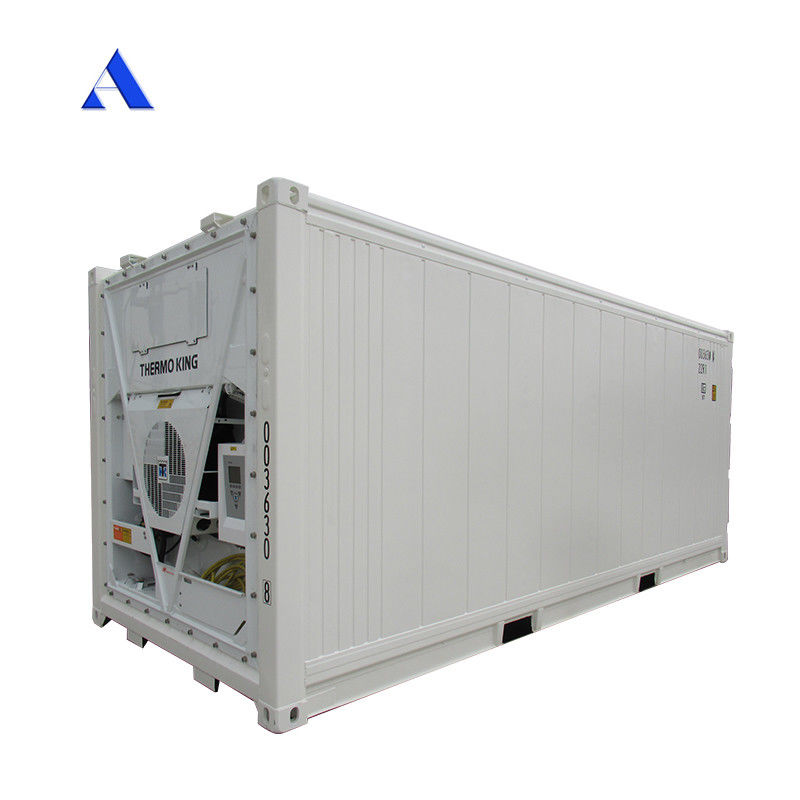 20ft Reefer 컨테이너 테르모 킹 냉장 냉장고 외면 차원 606 * 244 * 259mm 및 32CBM 용량