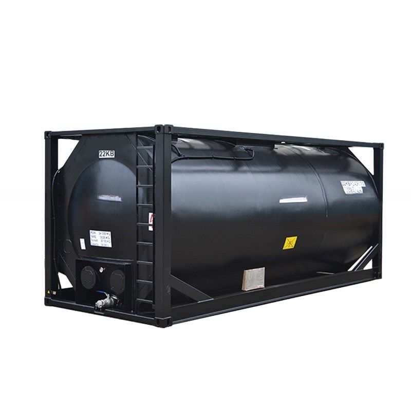UN T3 불열 20ft 비텀 ISO 탱크 컨테이너 CSC 인증 및 16MnDR 배 재료