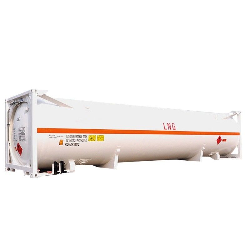 45m3 ISO UN T75 냉동 40ft 탱크 컨테이너 LNG 액체 산소 이산화탄소 LIN LOX LAR BV CSC 인증 18Bar