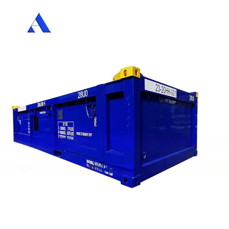 20ft DNV2.7-1 표준 반 높이의 14.00 cbm 용량의 해상 화물 바구니 컨테이너 설계 표준 ISO10855