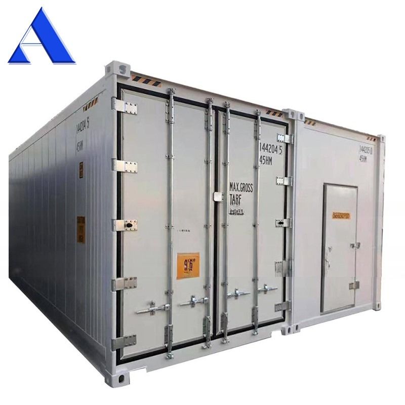 40ft 건물 리퍼 컨테이너 40HQ 냉장고 저장 CSC 인증 철강 및 평면 바닥