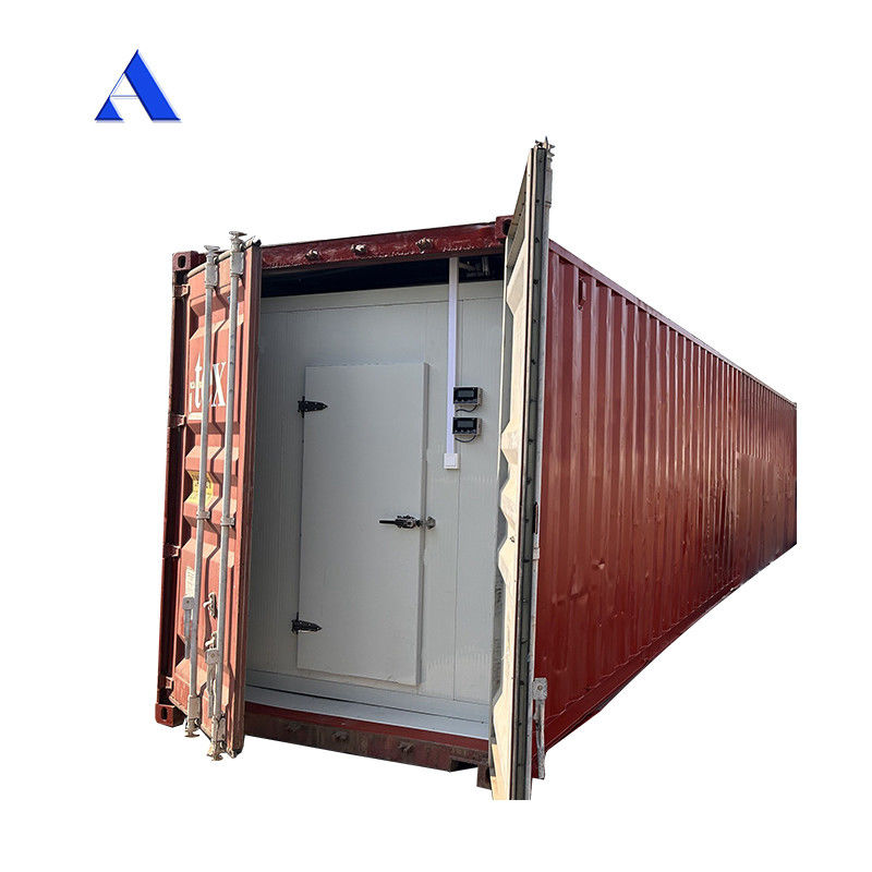 R134a/R404A 냉장물 12m 길이 60 cbm 40ft 냉장고 리퍼 컨테이너 냉장고 저장 장수 알루미늄 T 바 바닥