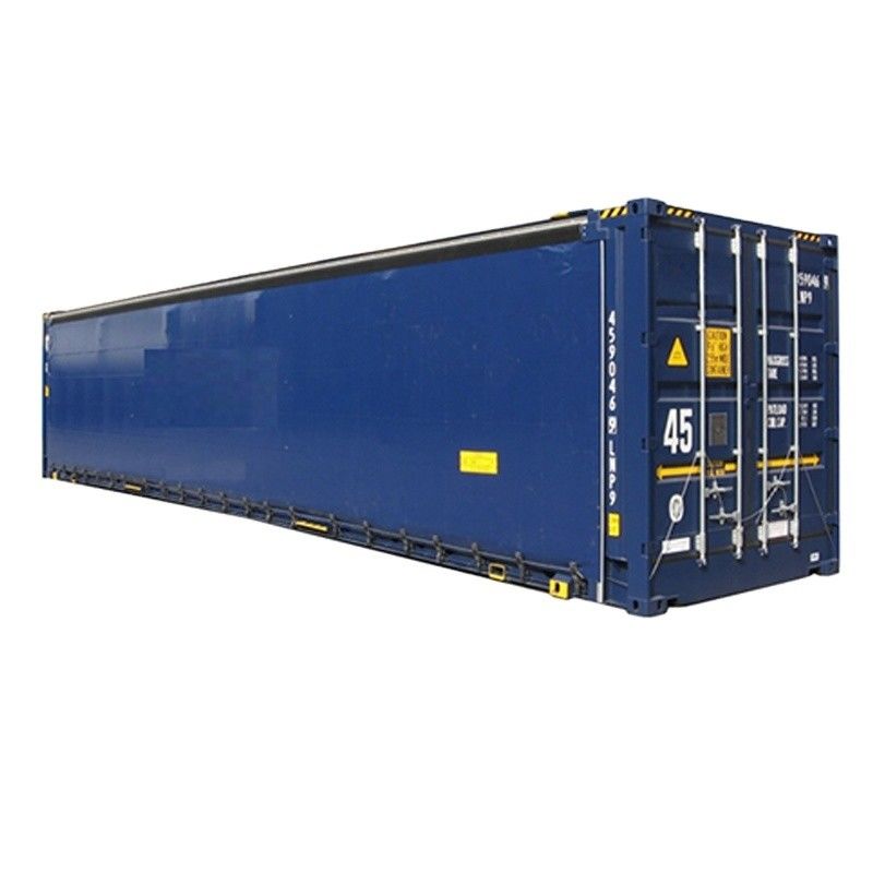 45ft 고 PVC 커튼 사이드 도어 CSC 인증 건조 운송 컨테이너 13556 x 2420 x 2474 mm 내부 차원