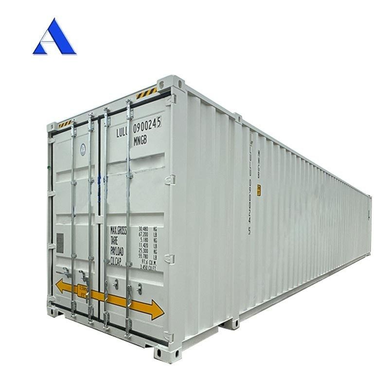 48피트 높이의 큐브 건조 화물 운송 컨테이너 최대 총 무게 30480KGS 허용 스파킹 무게 192000KGS 코튼 스틸