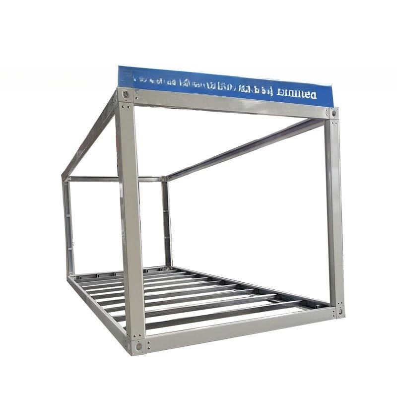 코르텐-A SPA-H 주식 강철 구조 6x3x2.8 M 20ft 가유 가벼운 강철 평면 팩 전공 주택 모듈식 집 방 컨테이너 프레임