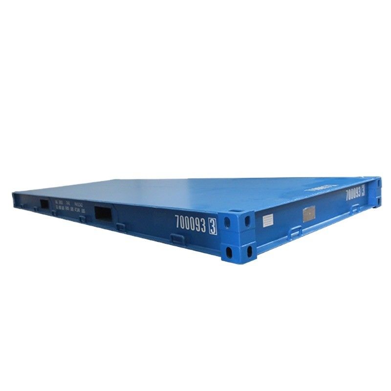 20ft 중량 철강 바닥 운송 컨테이너 플랫폼 최대 유료물 45000kg 및 30 cbm 용량