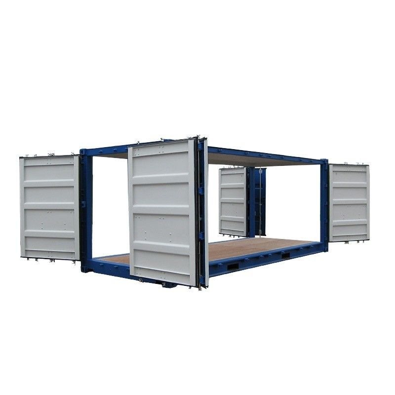 20ft 전체 측면 개방 건조 화물 운송 컨테이너 접착판 바닥 내부 차원 l x W x H mm 5898 x 2352 x 2393mm