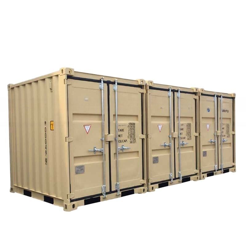 6ft x 8ft 운송 컨테이너 건조 보관 컨테이너 외형 1960 x 2438 x 2591 mm 휴대용 화물 보관
