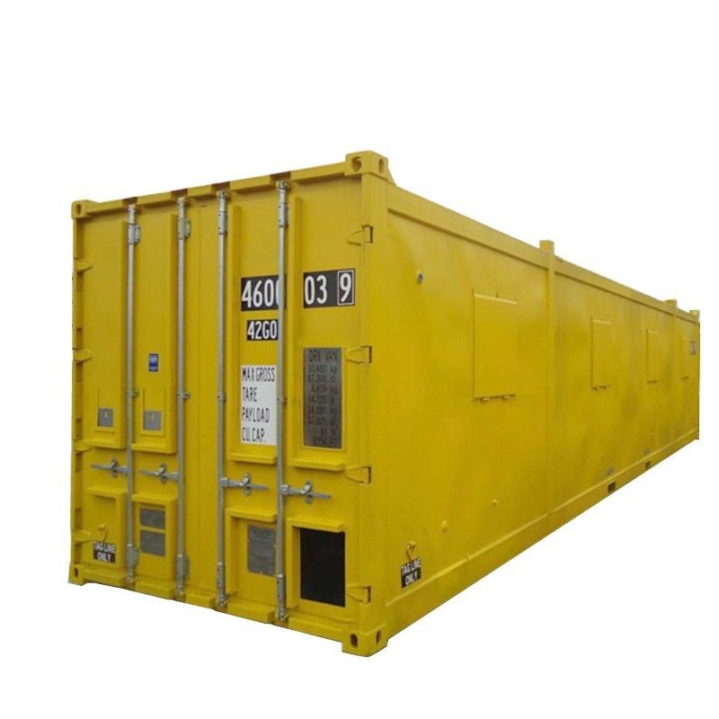 40ft DNV 인증 해상 건조 운송 컨테이너 12.192 x 2.438 x 2.591m의 외부 차원으로 경쟁력