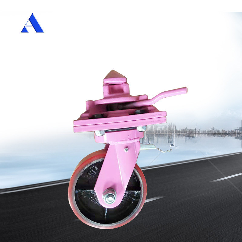 ISO 운송 컨테이너 이동 캐스터 휠 중량 스위블 딱딱 OEM 지원