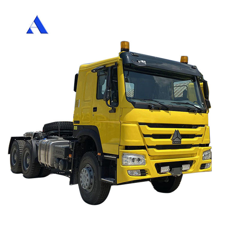 450HP 600L 연료 탱크 왼쪽 유로 2 반 트레일러 6X4 무거운 트럭 트랙터 헤드 디젤 연료 자동 수동 변속기