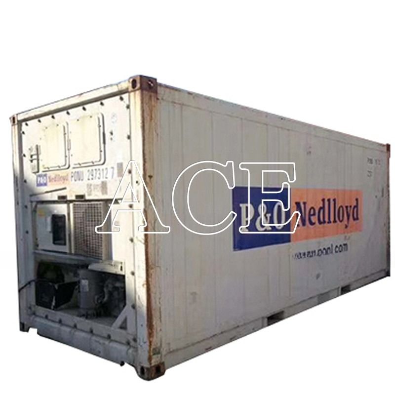 두바이에서 20ft 중고 냉장고 마이너스 18도 리퍼 컨테이너 문 열 2290 x 2246 MM 연령 2004-2008