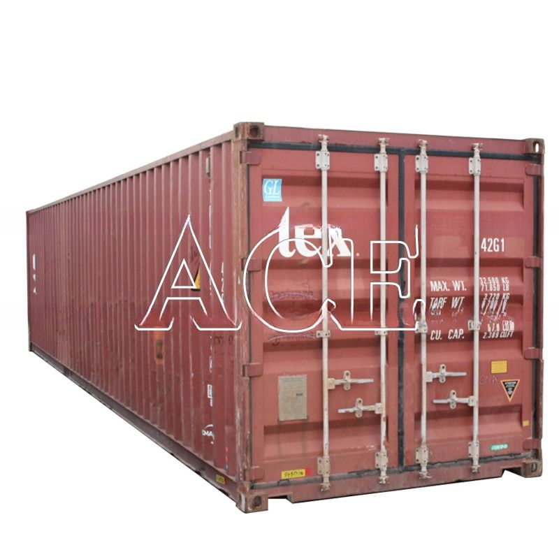 40ft HC 40ft 배송 컨테이너 높은 큐브 중고 건조 컨테이너 화물 가치 사용 된 40 피트